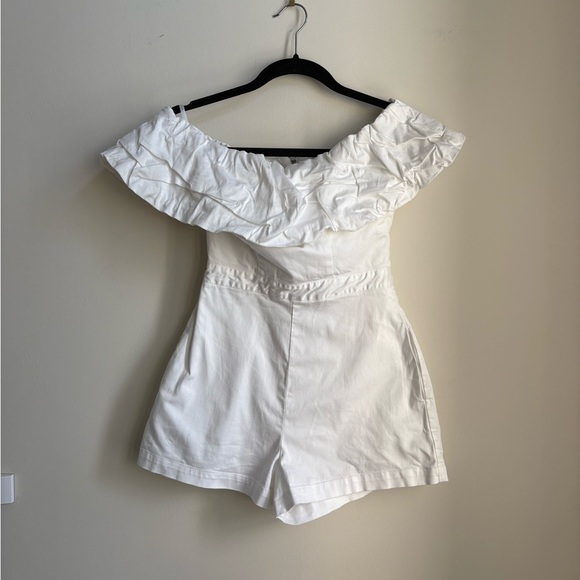 Ashley Park x RTR White Romper - Size 2 - Picture 4 of 7
